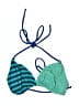 Hurley Stripes Green Swimsuit Top Size 10 - photo 1