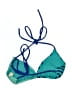 Hurley Stripes Green Swimsuit Top Size 10 - photo 2