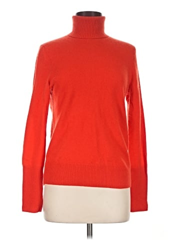 Aqua Cashmere Pullover Sweater (view 1)