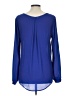 Lush 100% Polyester Blue Long Sleeve T-Shirt Size L - photo 2