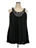 Fashion Bug Black Sleeveless Blouse Size 2X - photo 1
