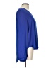 Lush 100% Polyester Blue Long Sleeve T-Shirt Size L - photo 4