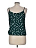 Papermoon 100% Polyester Green Sleeveless Blouse Size M - photo 2