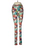 Lularoe Print Teal Leggings One size - photo 1