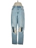 American Eagle Outfitters 100% Cotton Hearts Blue Jeans Size 4 - photo 1