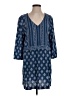 J.Jill 100% Viscose Blue 3/4 Sleeve Blouse Size S - photo 1