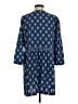 J.Jill 100% Viscose Blue 3/4 Sleeve Blouse Size S - photo 2