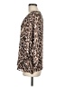Vince Camuto 100% Polyester Animal Print Brown Long Sleeve Blouse Size M - photo 5