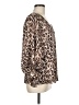 Vince Camuto 100% Polyester Animal Print Brown Long Sleeve Blouse Size M - photo 4