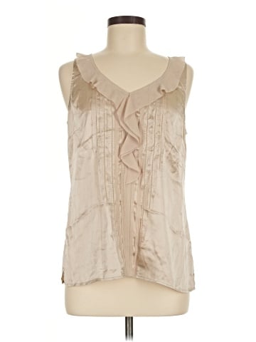 White House Black Market Sleeveless Silk Top (view 1)