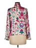 Zara 100% Polyester Paisley Pink Long Sleeve Blouse Size M - photo 2