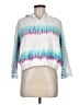 L Space 100% Cotton Tie-dye White Poncho Size M - photo 1