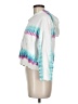 L Space 100% Cotton Tie-dye White Poncho Size M - photo 5