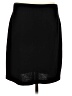 St. John Solid Black Casual Skirt Size 4 - photo 2