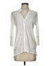 James Perse White 3/4 Sleeve Button-Down Shirt Size Sm (1) - photo 1
