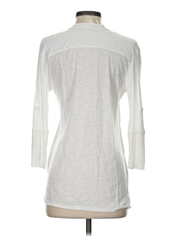 James Perse 3/4 Sleeve Button-Down Shirt (view 2)