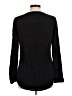 Eddie Bauer 100% Rayon Floral Black Long Sleeve Blouse Size M - photo 2