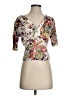 Tiny 100% Polyester Ivory Short Sleeve Blouse Size S - photo 1