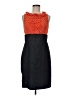 AGB 100% Polyester Tweed Orange Casual Dress Size 8 - photo 1