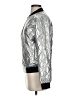 Beulah Style 100% Polyester Metallic Silver Jacket Size S - photo 5