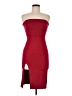 Forever 21 Solid Red Cocktail Dress Size M - photo 1