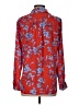 Ann Taylor Floral Red Long Sleeve Blouse Size XS - photo 2