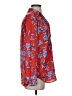 Ann Taylor Floral Red Long Sleeve Blouse Size XS - photo 4