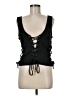 PrettyLittleThing Black Sleeveless Top Size 8 - photo 1