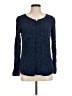 Eddie Bauer 100% Rayon Floral Blue Long Sleeve Blouse Size M (tall) - photo 1