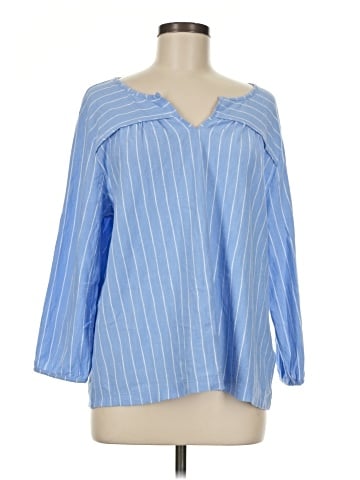 Lands' End 3/4 Sleeve Blouse (view 1)