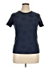 J. McLaughlin 100% Nylon Blue Short Sleeve Top Size XL - photo 1
