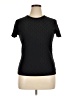 J. McLaughlin Black Short Sleeve Top Size XL - photo 1