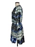 Parker 100% Silk Print Blue Casual Dress Size M - photo 5