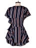Do & Be 100% Polyester Stripes Blue Romper Size M - photo 2
