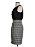 The Limited 100% Polyester Houndstooth Black Casual Dress Size 0 - photo 5