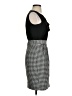The Limited 100% Polyester Houndstooth Black Casual Dress Size 0 - photo 4