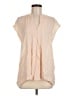 Vince. Ivory Short Sleeve Blouse Size M - photo 1