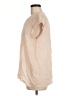 Vince. Ivory Short Sleeve Blouse Size M - photo 5