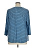 Liz Claiborne Blue 3/4 Sleeve Blouse Size 1X - photo 2
