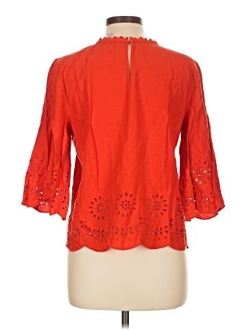 Ann Taylor LOFT 3/4 Sleeve Blouse (view 2)