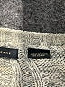 Jeanne Pierre 100% Cotton Color Block Gray Pullover Sweater Size S - photo 8