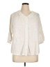 Belldini Ivory 3/4 Sleeve Blouse Size 1X - photo 1