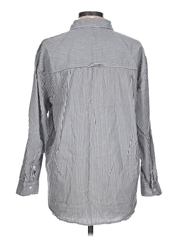 Gloria Vanderbilt Long Sleeve Button-Down Shirt (view 2)