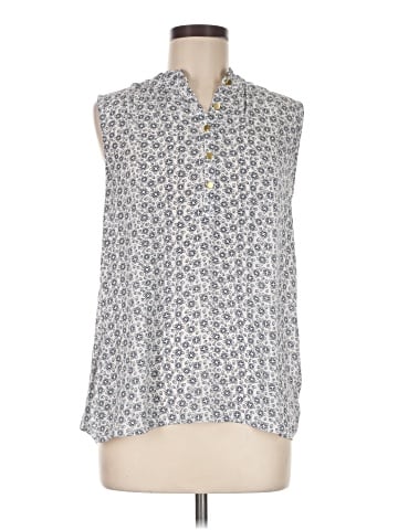 Ann Taylor LOFT Sleeveless Button-Down Shirt (view 1)