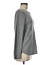 Pink Clover 100% Polyester Gray Long Sleeve Top Size M - photo 4