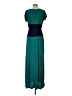 Soprano Color Block Teal Casual Dress Size S - photo 2