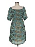 CIENNA Paisley Teal Casual Dress Size M - photo 2