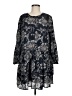 Hinge 100% Rayon Paisley Gray Casual Dress Size M - photo 1