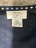 Ann Taylor LOFT 100% Polyester Polka Dots Blue Formal Skirt Size 8 - photo 4