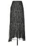 Theory Houndstooth Black Casual Skirt Size 2 - photo 2